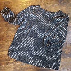 The Limited Studded Heart Blouse